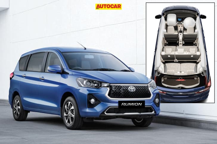 Toyota Rumion updated with 6 airbags as standard