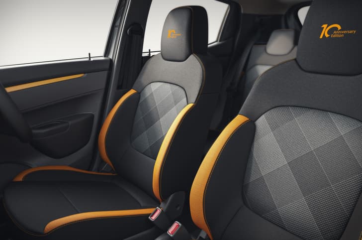 Renault Kwid 10th Anniversary Edition interior Renault Kwid 10th Anniversary Edition interior