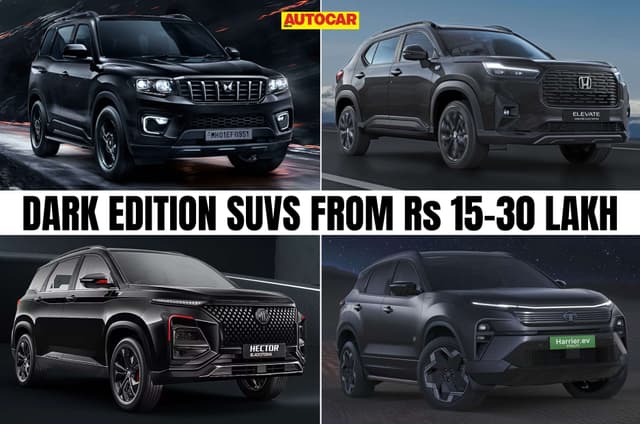 Every Dark Edition SUV from Rs 15 lakh to Rs 30 lakh in India
