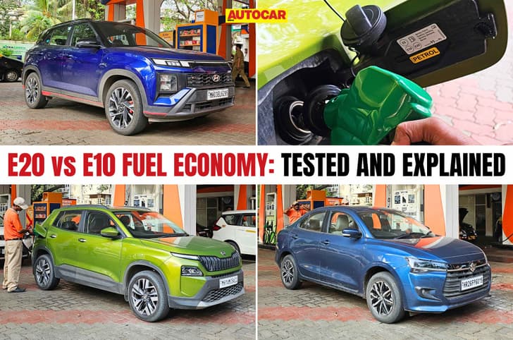 E20 petrol vs E10 real world mileage tested