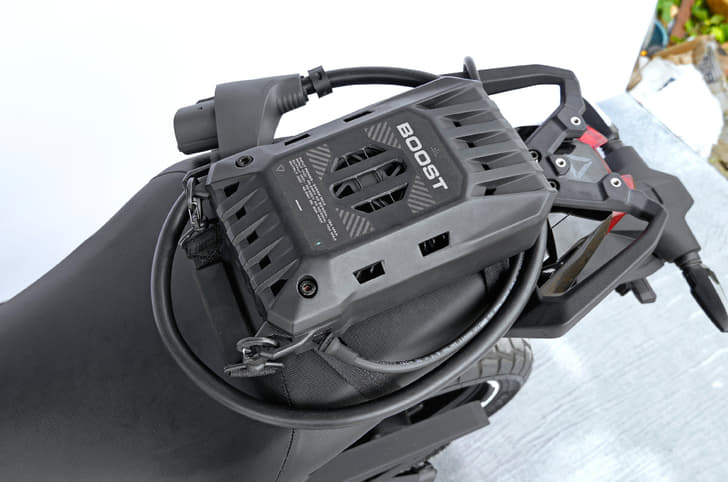 UV X47 boost charger on seat