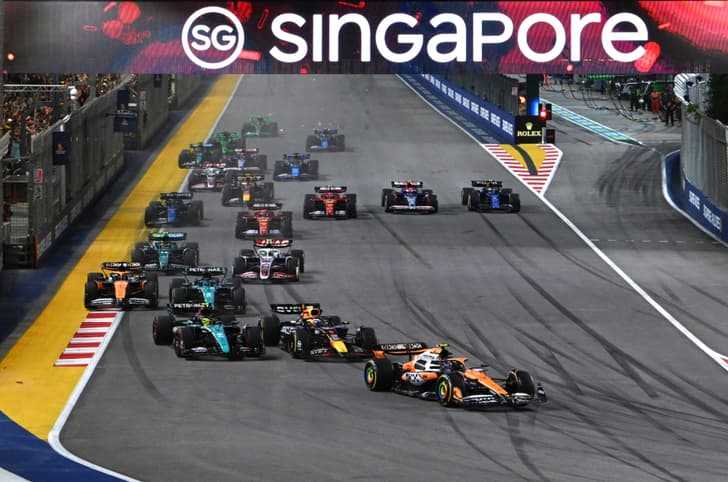 2025 F1 Singapore GP India schedule