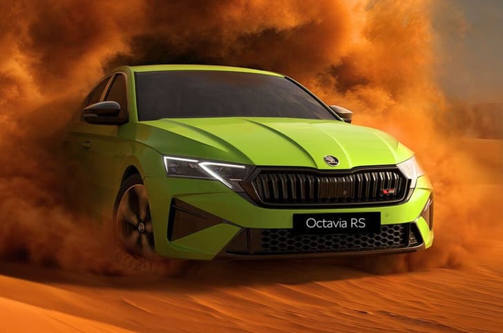 Skoda Octavia RS booking details 
