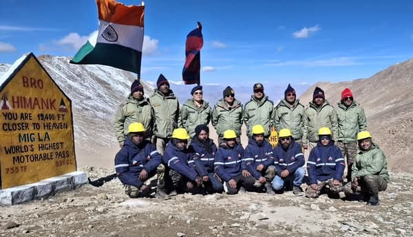 Indian Army at Mig La Indian Army at Mig La