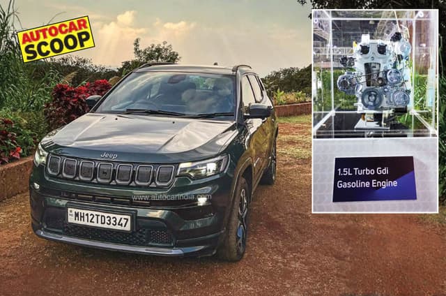 Jeep Compass could soon use Tata Motors' new 1.5-litre petrol engine