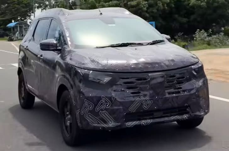 Upcoming Nissan MPV spied testing in India for the first time 