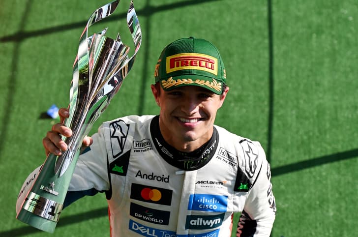 2025 F1 Mexico GP winner Lando Norris