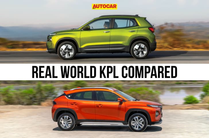 Skoda Kylaq vs Toyota Taisor Turbo real world mileage compared