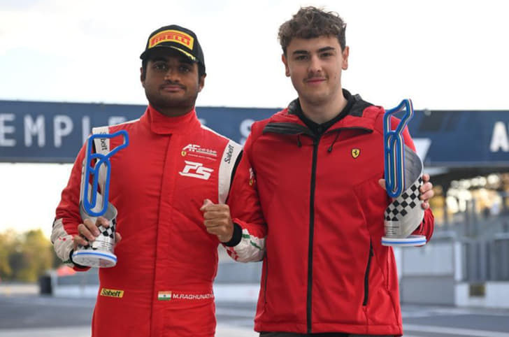Mahaveer Raghunathan, Lorenzo Ferrari Italian GT Sprint Championship Mahaveer Raghunathan, Lorenzo Ferrari Italian GT Sprint Championship