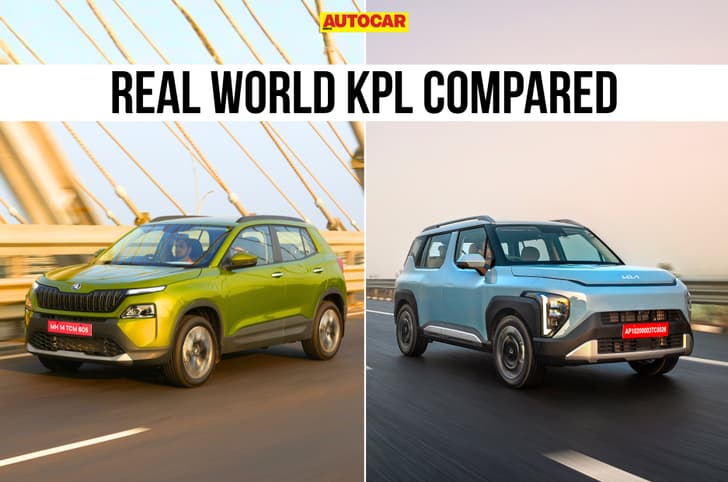 Skoda Kylaq vs Kia Syros real world mileage comparison 