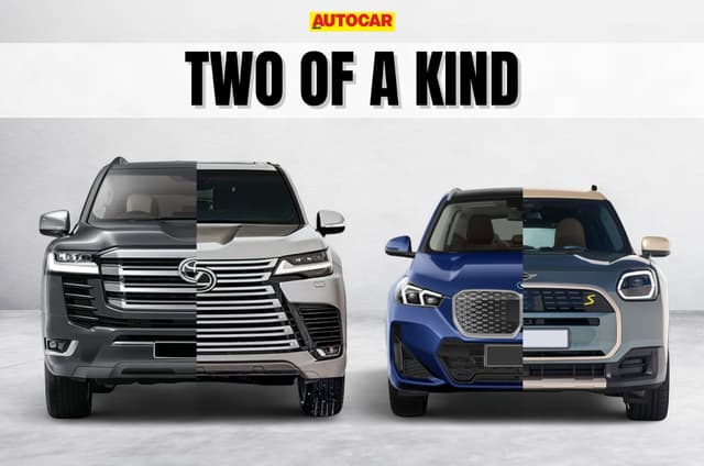 Every luxury car with a twin from another brand in India