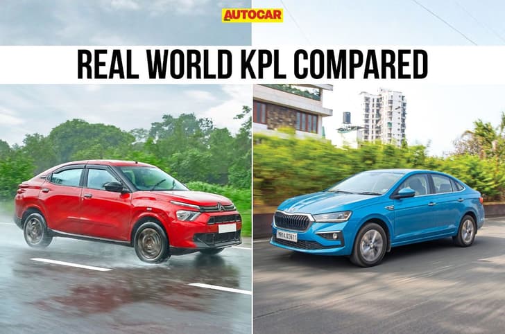 Citroen Basalt X vs Skoda Slavia automatic real-world mileage comparison Citroen Basalt X vs Skoda Slavia automatic real-world mileage comparison