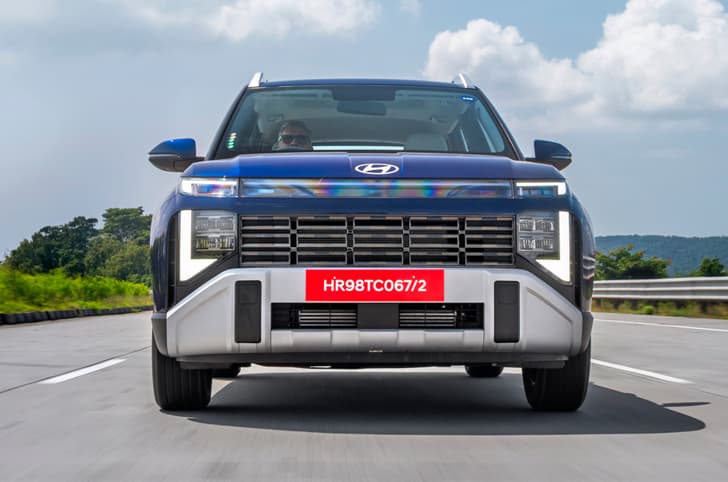 2025 Hyundai Venue front head on driving on road