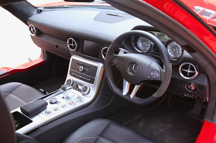 Mercedes SLS AMG interior Mercedes SLS AMG interior