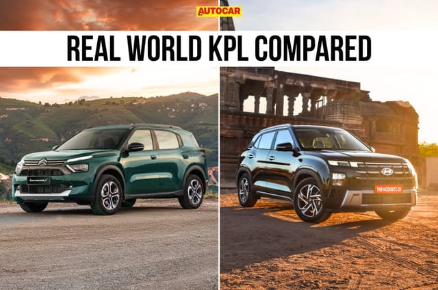 Hyundai Creta CVT vs Citroen Aircross X AT real world mileage compared