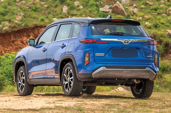 Toyota Hyryder blue