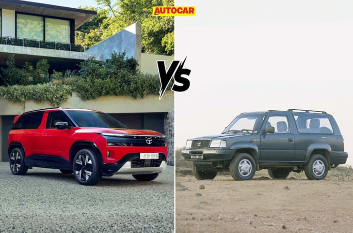 Tata Sierra new vs old