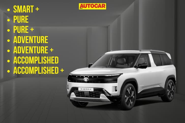 2025 Tata Sierra Variants