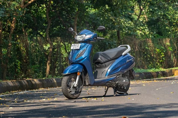 Honda Activa front left side static on road
