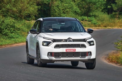 Citroen Basalt X front cornering