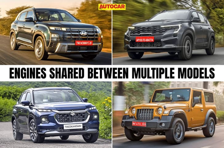 Most shared engines in mass-market cars Most shared engines in mass-market cars