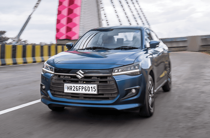 Maruti Suzuki Dzire front tracking