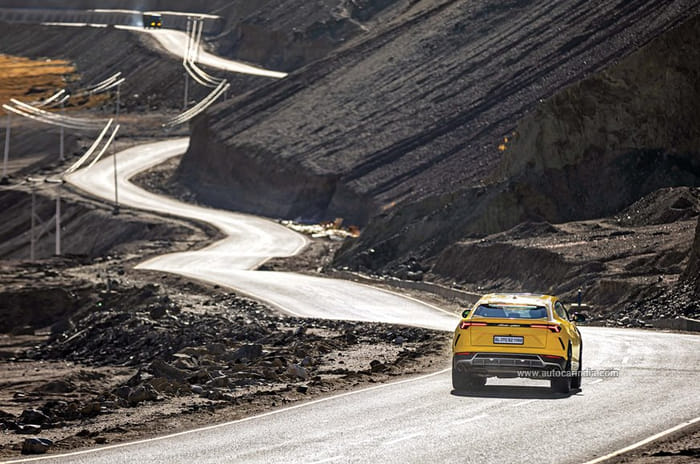 On top of the world: Lamborghini Urus to Umling La