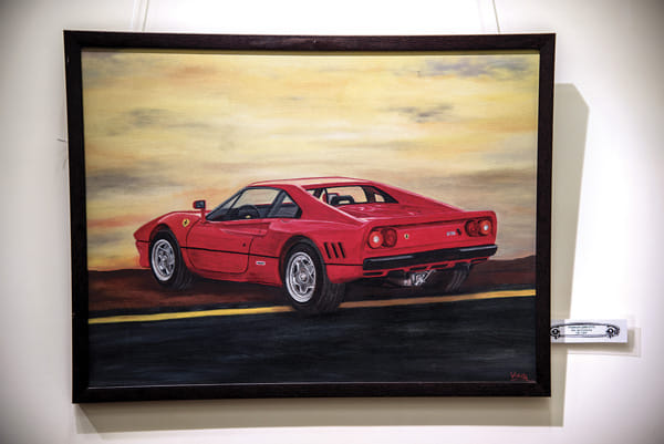 Putting Cars Down On Canvas