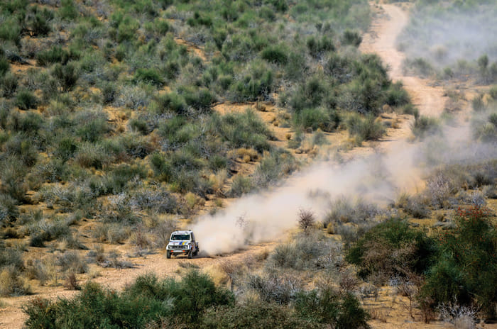 Team Maruti Suzuki's Gypsy at the 2018 Desert Storm