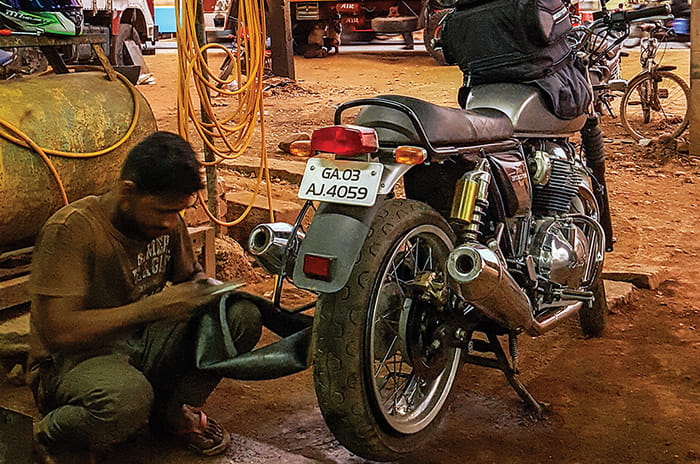 Royal Enfield Interceptor, Continental GT 650 at California Superbike School