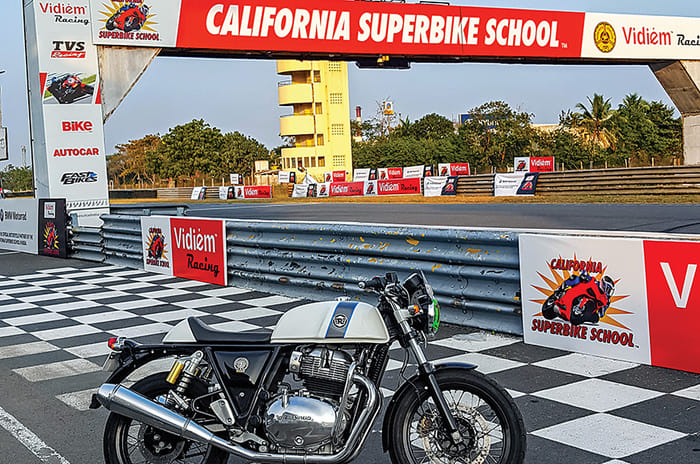 Royal Enfield Interceptor, Continental GT 650 at California Superbike School