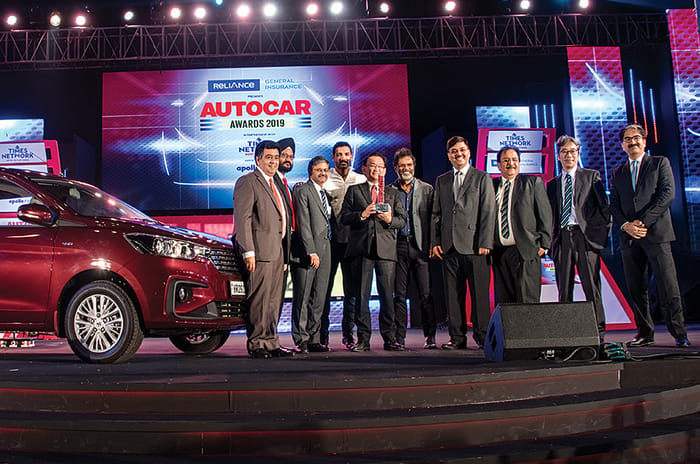 Maruti Suzuki Ertiga Autocar India Car of the Year 2019