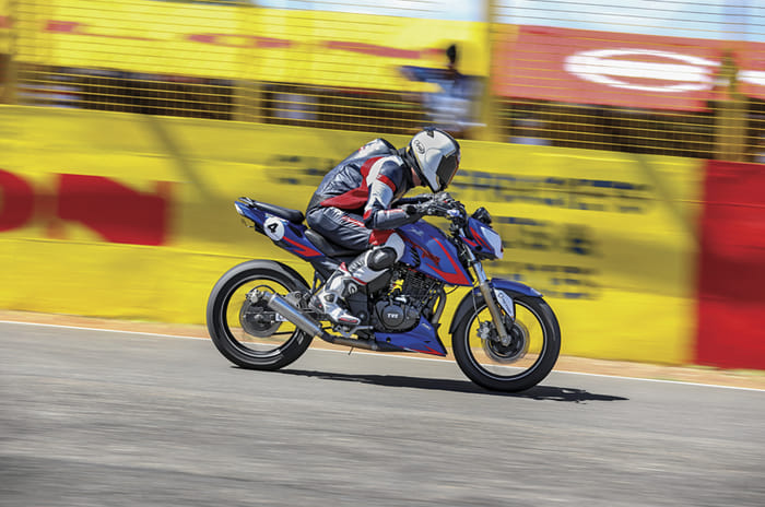 Not quite there: TVS Young Media Race 1