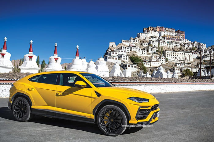 On top of the world: Lamborghini Urus to Umling La