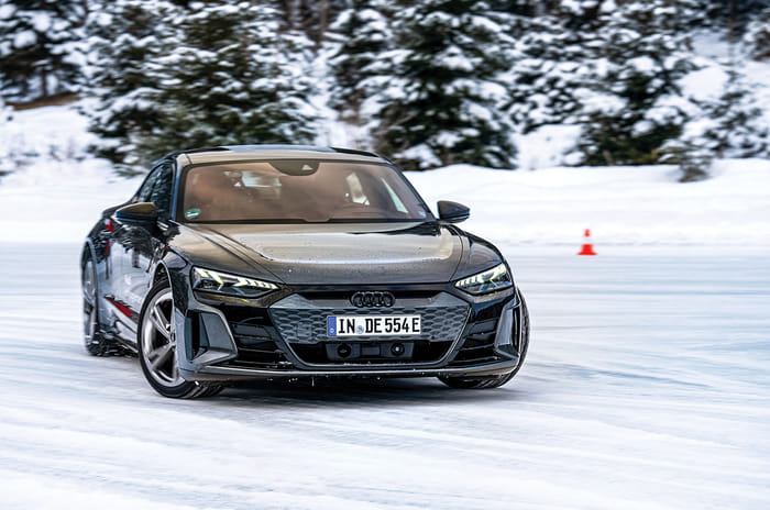 Feature: Drifting and sliding Audis on ice