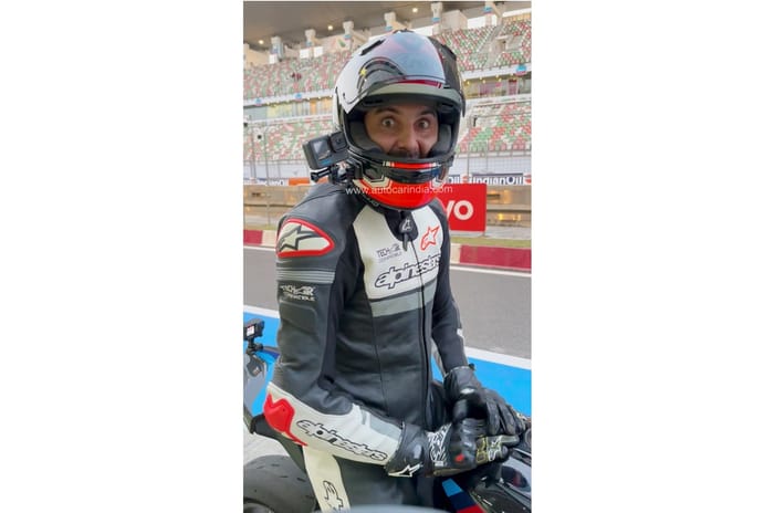 EXCLUSIVE! We rode the official MotoGP Safety bike at the Bharat GP