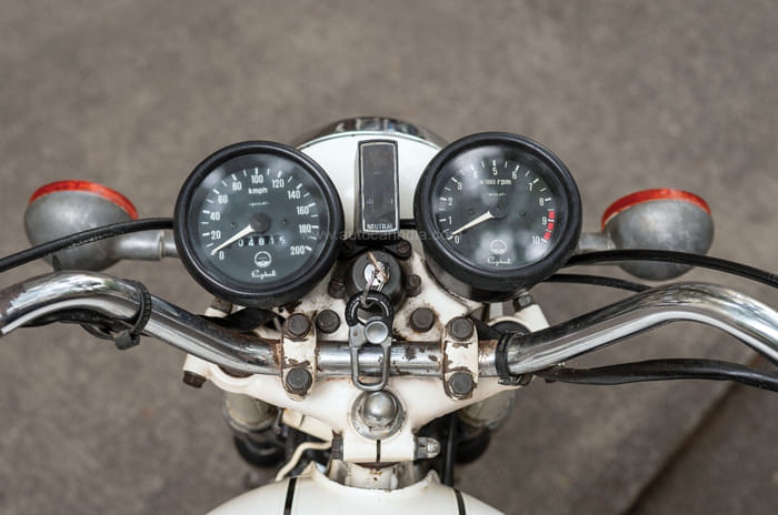 Classic take: Ex-Delhi police Yamaha RD350 