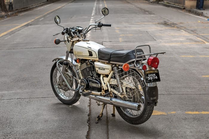 Classic take: Ex-Delhi police Yamaha RD350 