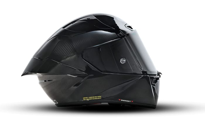 Testing the KYT KX-1 Race GP helmet at BIC on a Ducati Monster SP