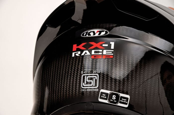 Testing the KYT KX-1 Race GP helmet at BIC on a Ducati Monster SP