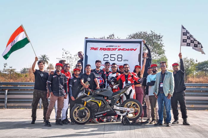 Ultraviolette F99 India top speed record set: Speed Redefined