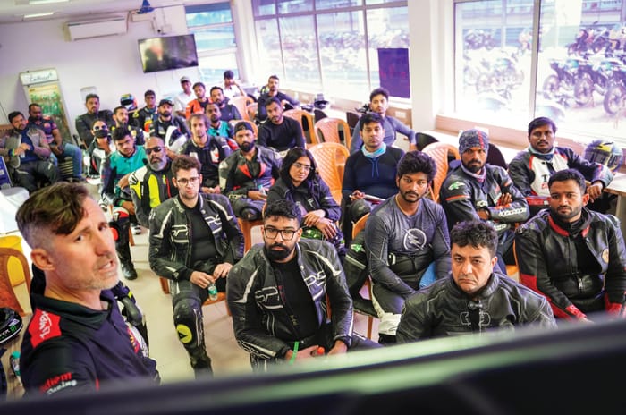 California Superbike School experience aboard a KTM RC 390