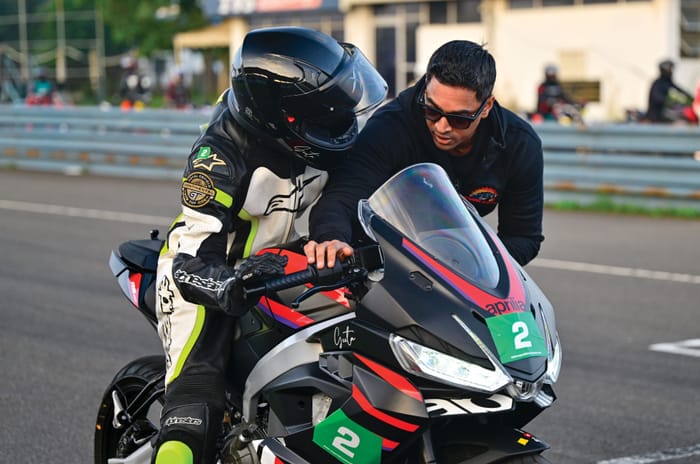 California Superbike School experience aboard a KTM RC 390