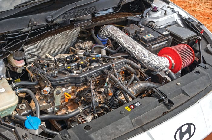 Driving the Hyundai i20 N Line rally race car