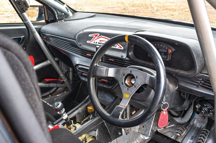 Driving the Hyundai i20 N Line rally race car