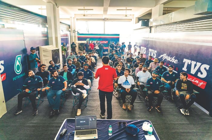 Back in the saddle: TVS Young Media Racer programme qualifier round