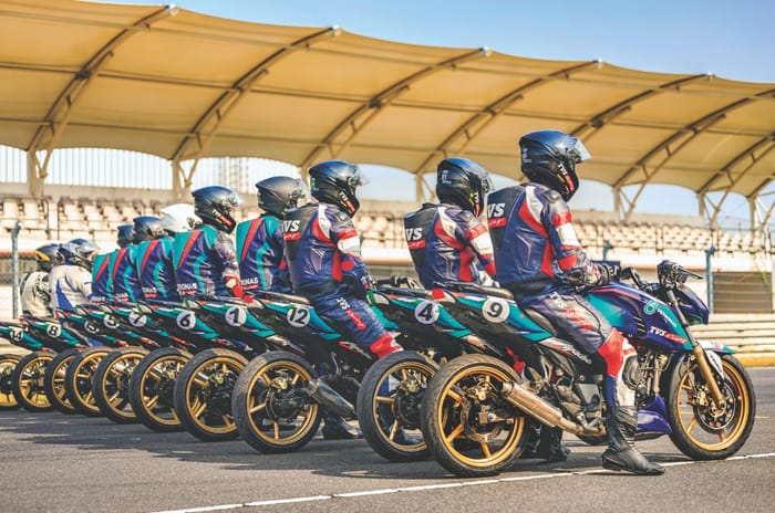 Back in the saddle: TVS Young Media Racer programme qualifier round