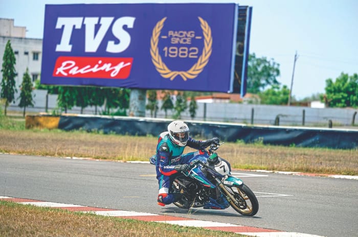 Back in the saddle: TVS Young Media Racer programme qualifier round