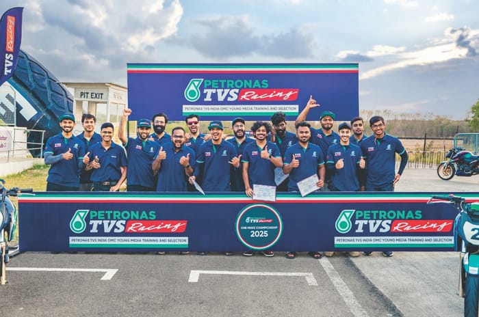 Back in the saddle: TVS Young Media Racer programme qualifier round