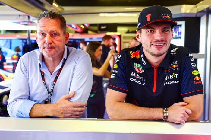 Jos Verstappen and Max Verstappen